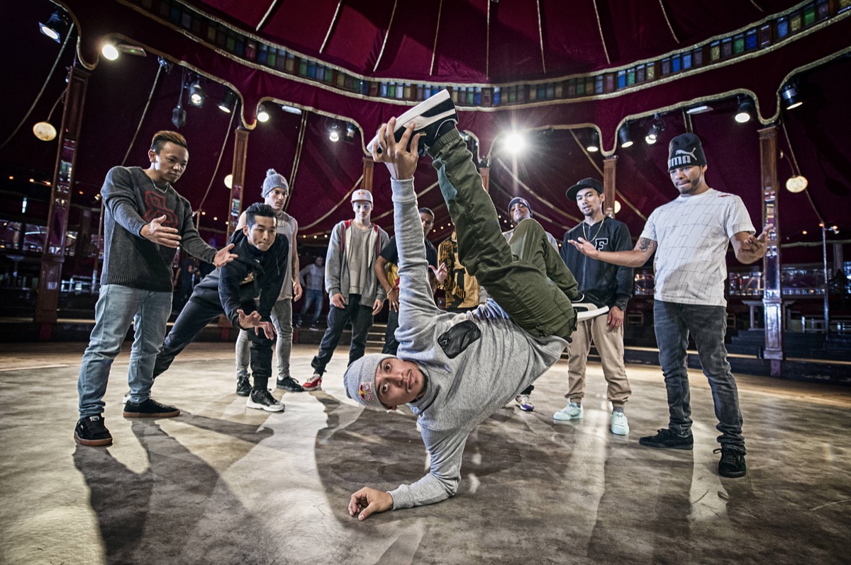 Bboy Junior with Flying Steps