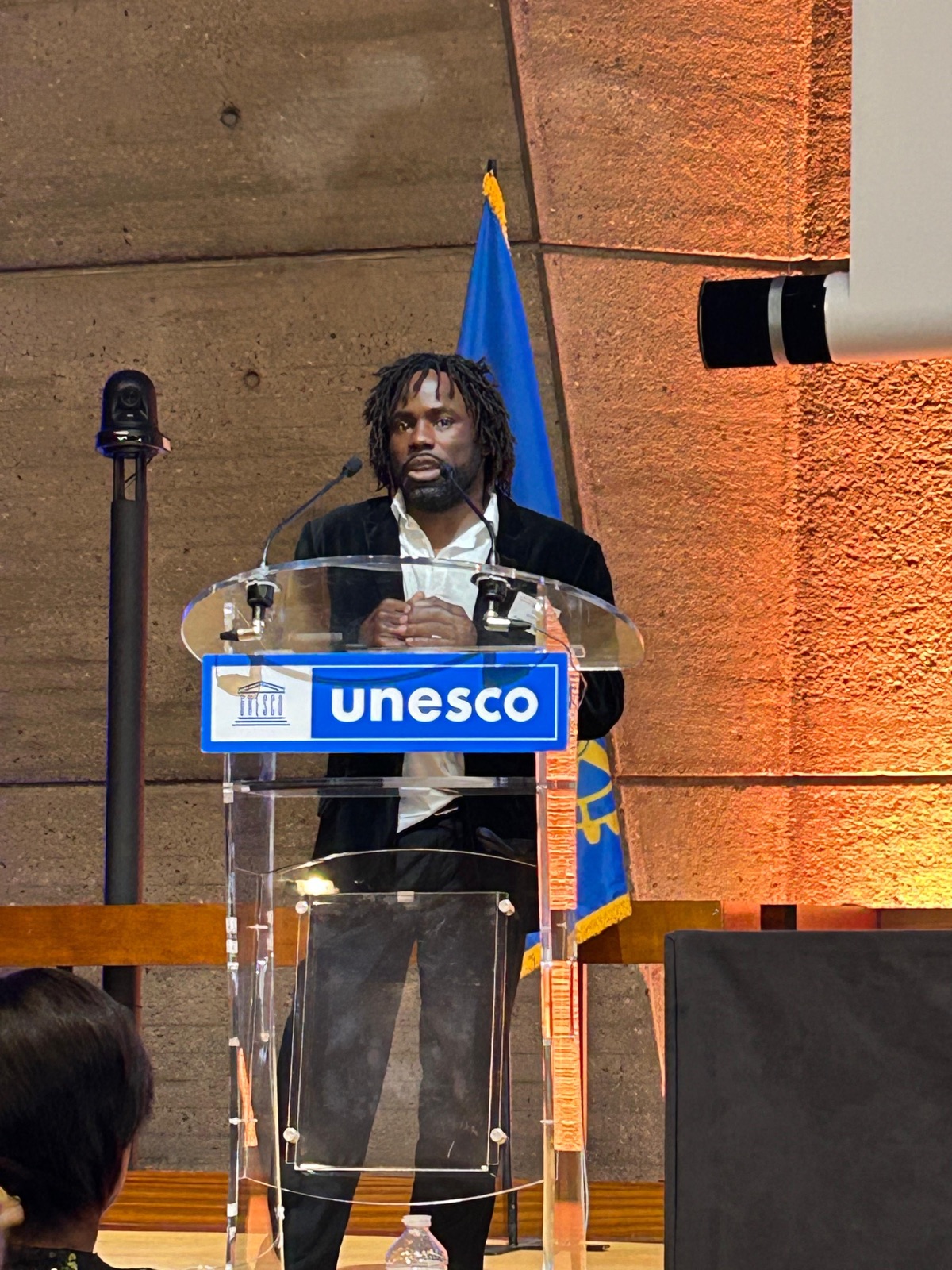 Bboy Junior keynote at UNESCO headquarters